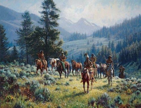 "Monarchs of the North" Martin Grelle Limited Edition Fine Art Giclee Canvas.